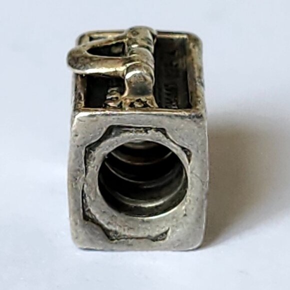 AUTHENTIC PANDORA SUITCASE CHARM LUGGAGE World Traveler Charm Bracelet SILVER - Picture 5 of 7